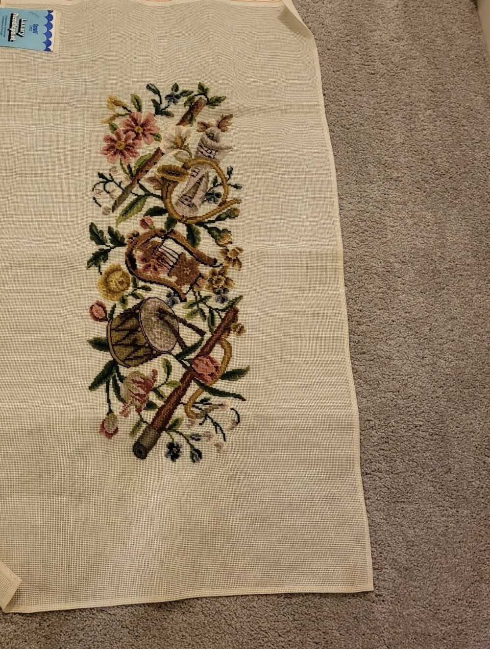 Vintage Scovill Dritz Luxury Needlepoint Canvas Handmade